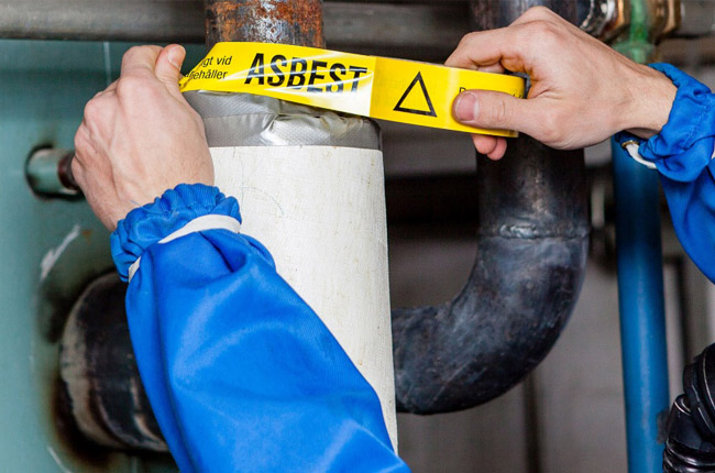 Asbest finns i många typer av material.