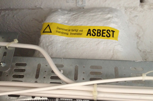 Vid en asbestsanering i Stockholm finns mycket att tänka på.